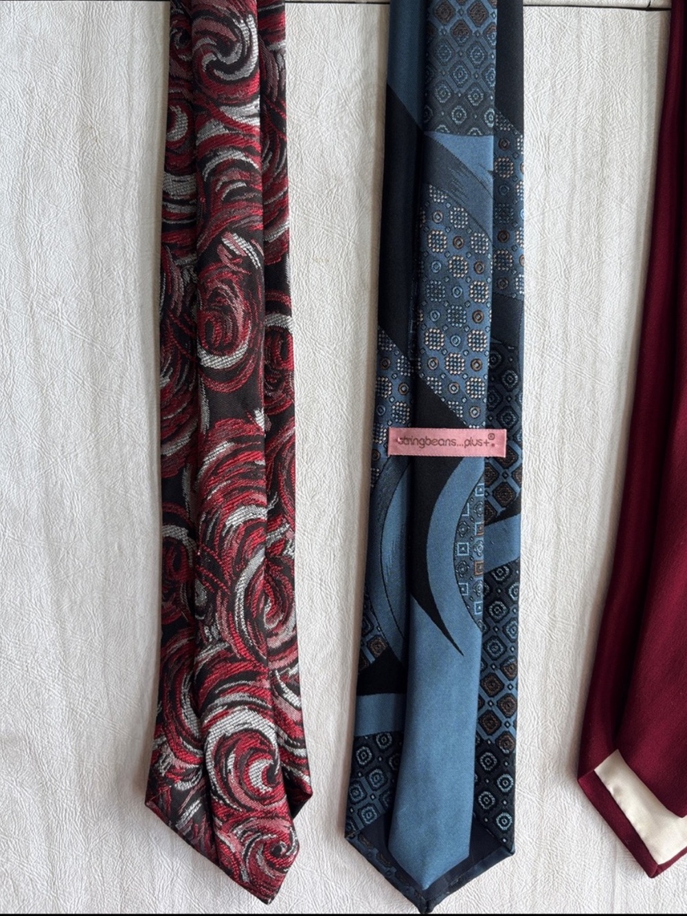 Skinny Retro Ties - lot of 4 - Picture 8 of 9